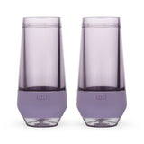 Champagne FREEZE Cooling Cup in Deep Lilac, Set of 2