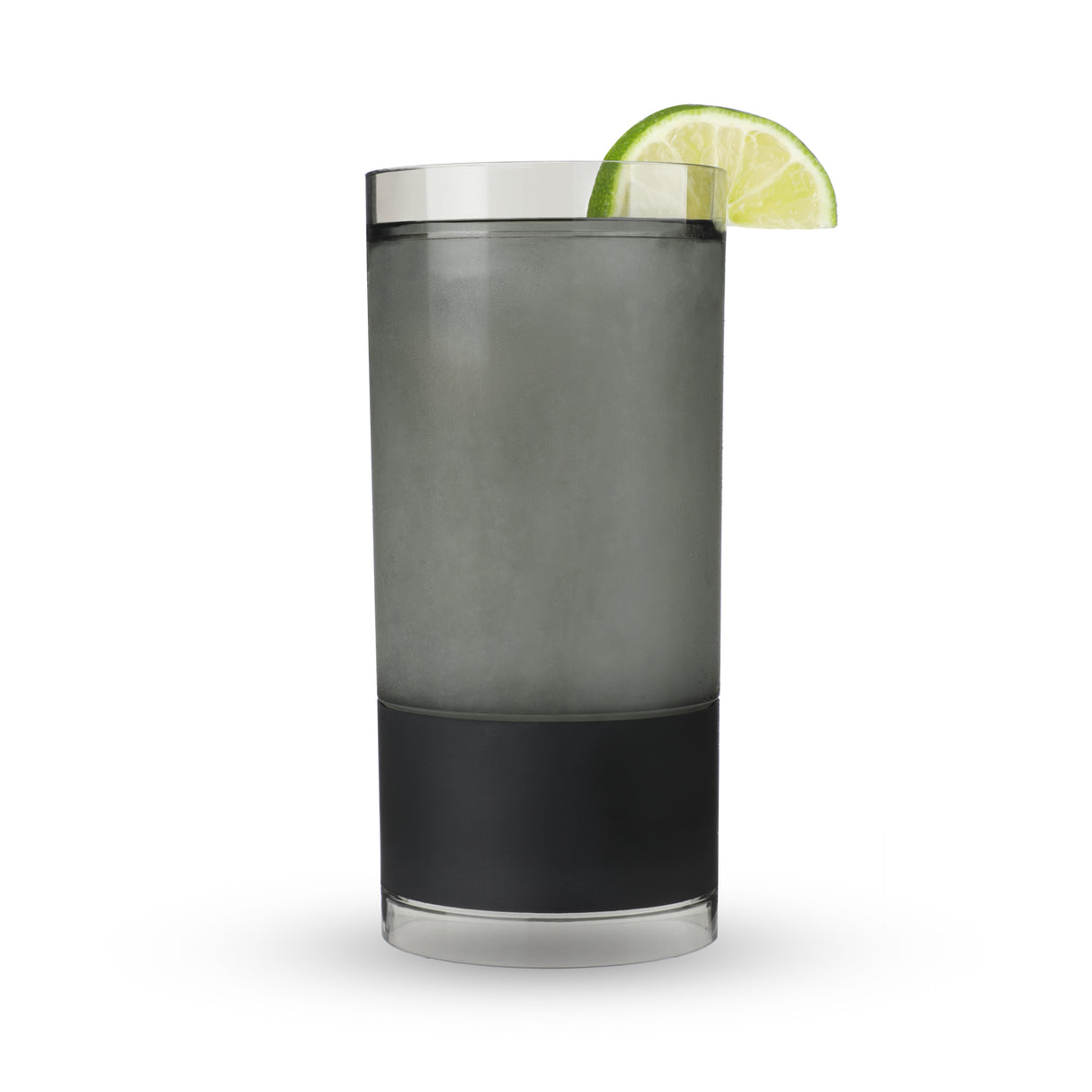 Highball FREEZE Cooling Cup in Tinted Gray, Set of 2