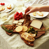 Acacia Wood Texas Cheese Board