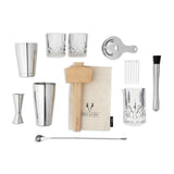 17-Piece Barware Set in Stainless Steel