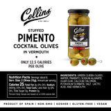 Pimento Stuffed Olives in Vermouth , 5 oz