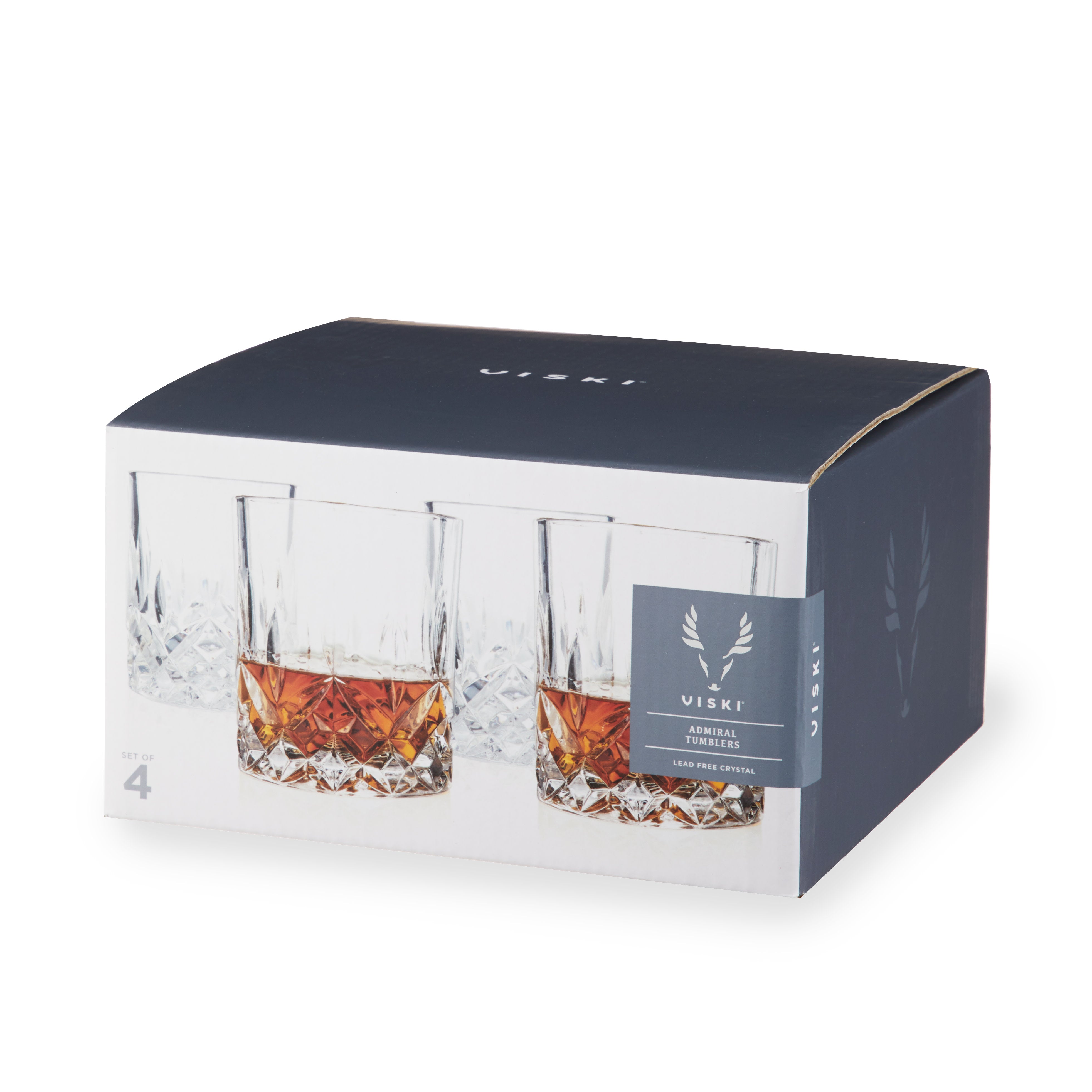 Admiral Crystal Tumblers, Set of 4 - Thumbnail 4