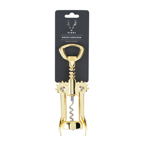 Belmont Winged Corkscrew in Gold