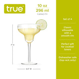 Sorbo 10 oz Margarita Glasses, Set of 4