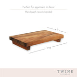 Acacia Footed Serving Board