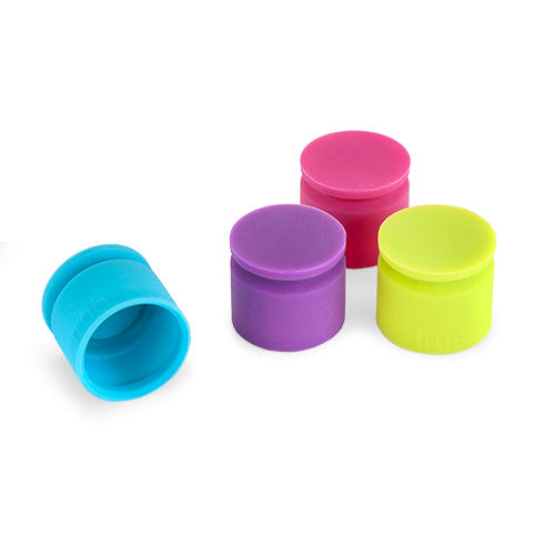 TrueCap Silicone Bottle Stopper in Assorted Jewel Tone, Bulk