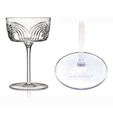 Deco Beau Crystal Coupes, Set of 2