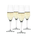 Style Champagne Flute Glass, Set of 4