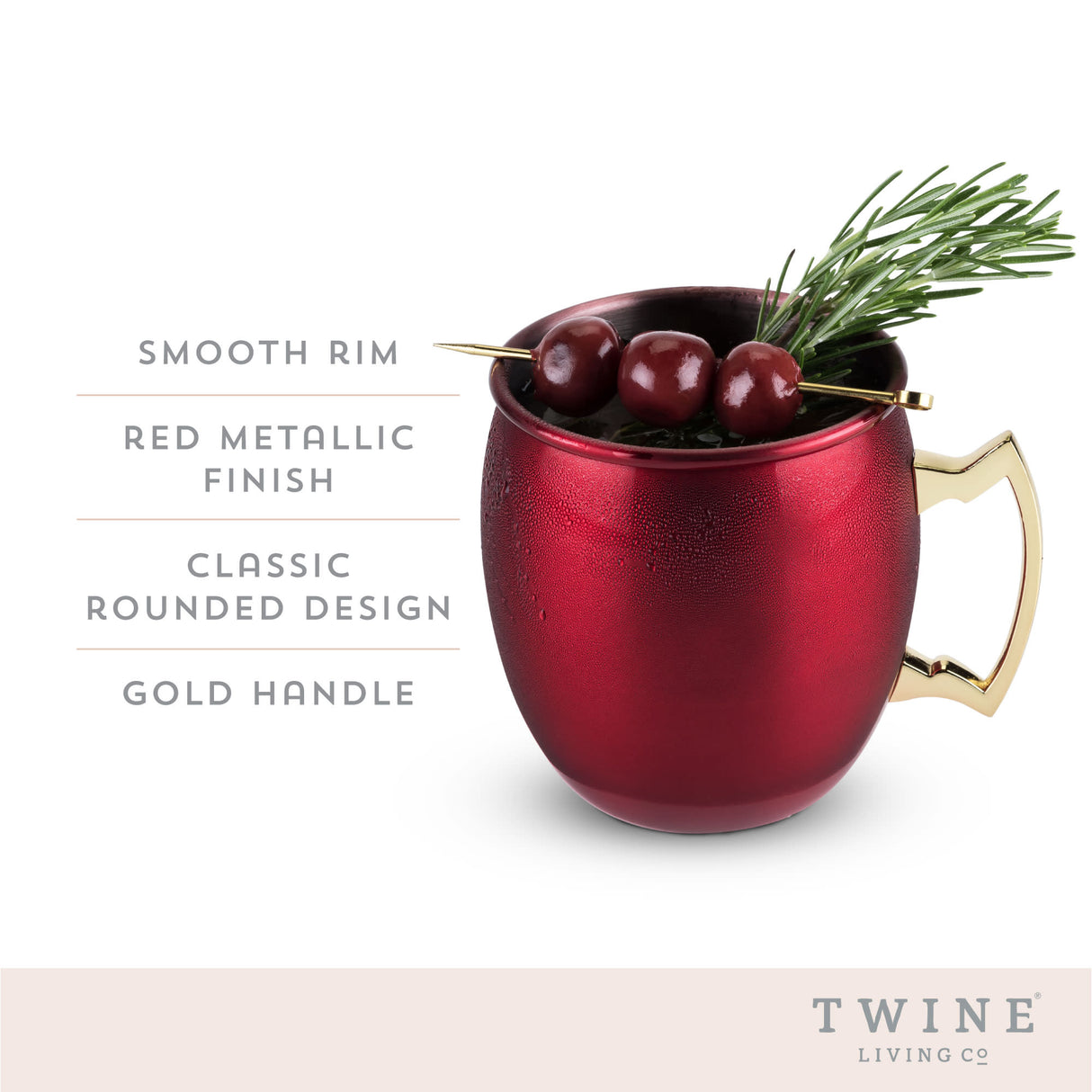 Moscow Mule Mug in Red