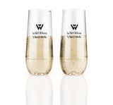 Flexi Stemless Champagne Flutes, Set of 2