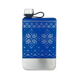 Nordic Knit 6 oz Stainless Steel Flask