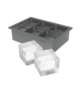 Colossal 2" Silicone Ice Cube Tray in Gray