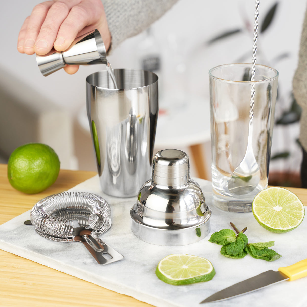 Fortify 4-Piece Mixologist Barware Set