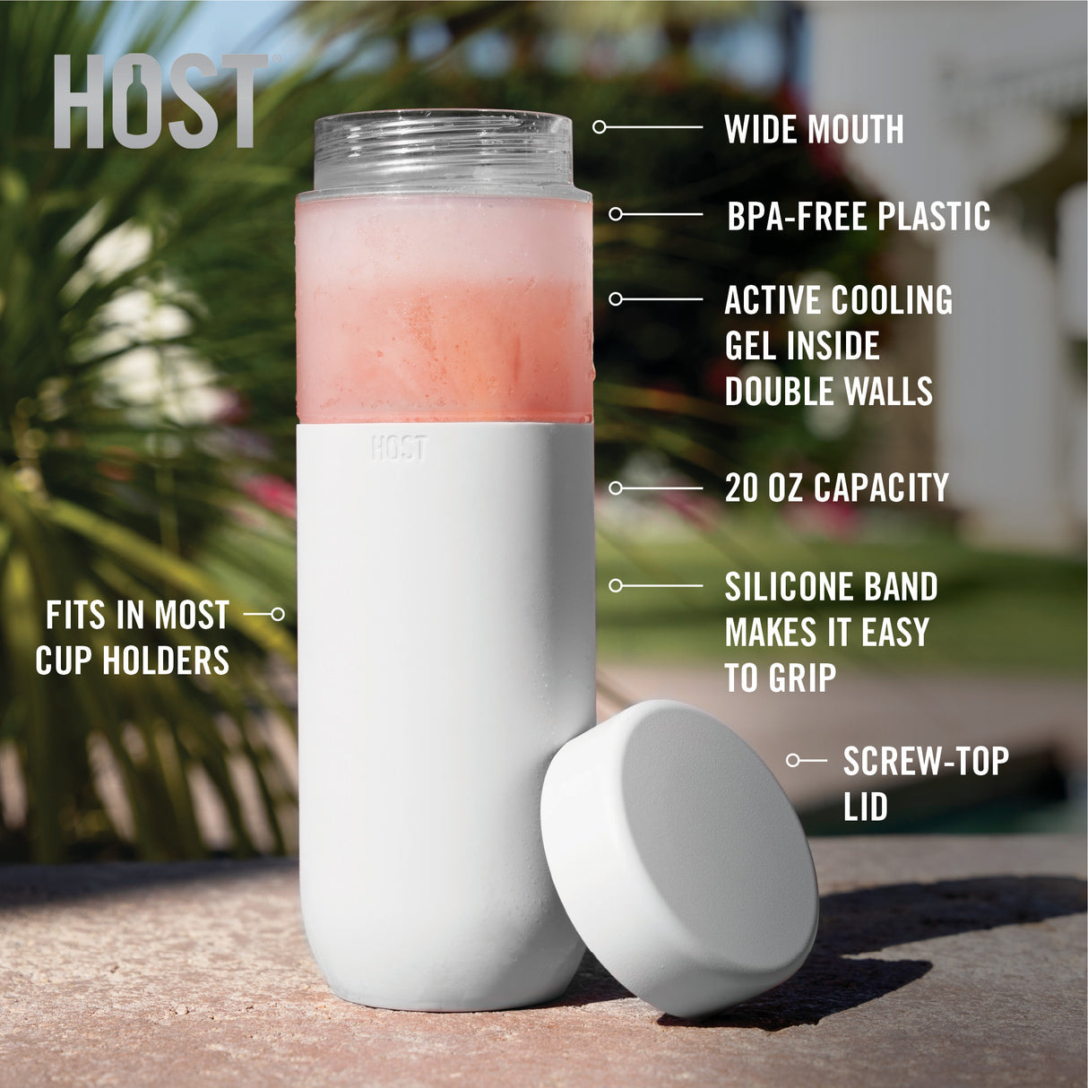 FREEZE Bottle in White