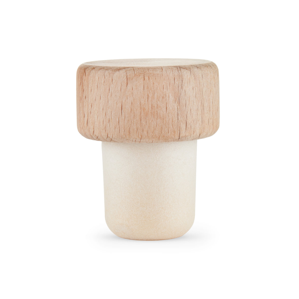 Woody Wood & Synthetic Cork Bottle Stopper, Bulk