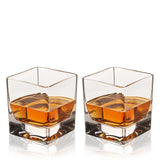 Braque Crystal Rocks Glasses, Set of 2