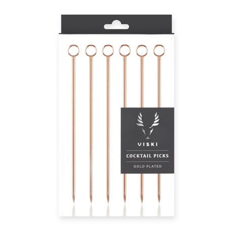 Summit Cocktail Picks in Copper, Set of 6