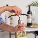 Truetap Waiter's Corkscrew in Matte Black & Red