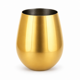 Stemless Wine Tumbler in Gold