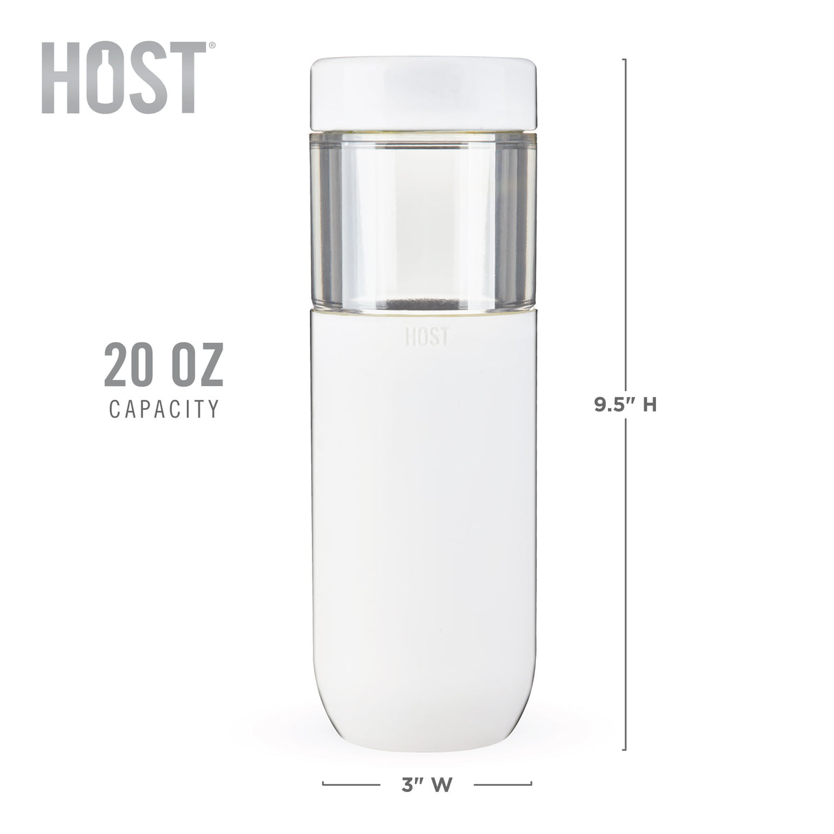 FREEZE Bottle in White