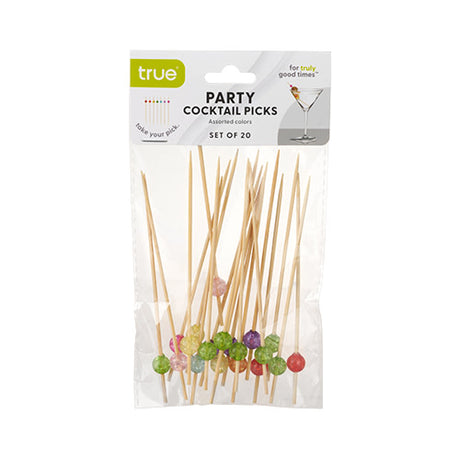 Ball Cocktail Picks, Set of 20
