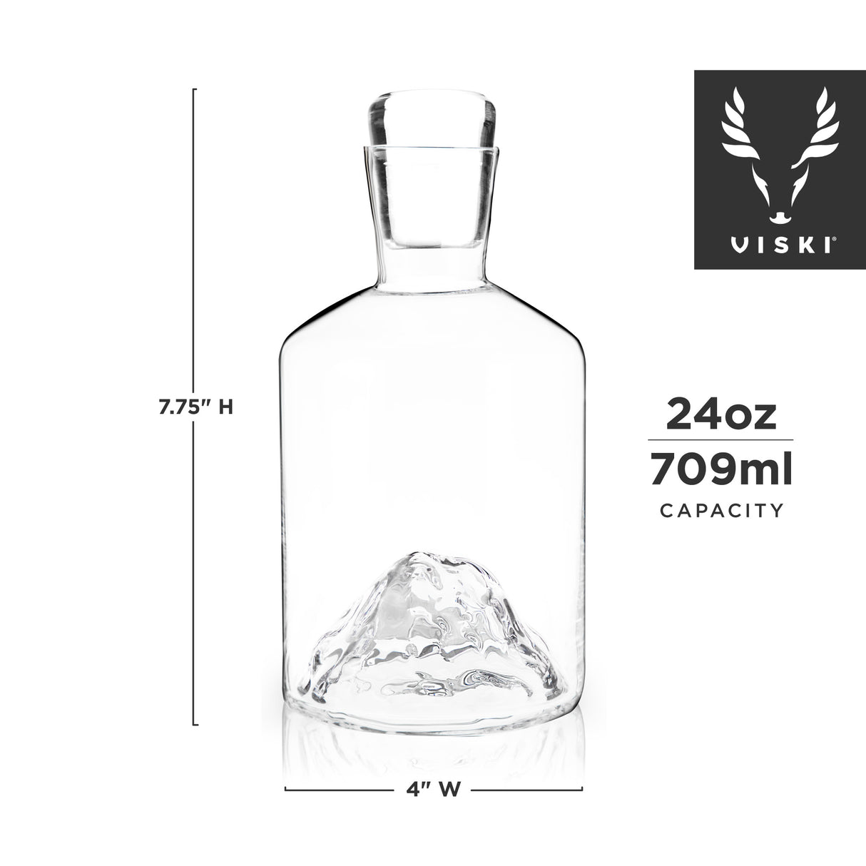 Mountain Crystal Liquor Decanter