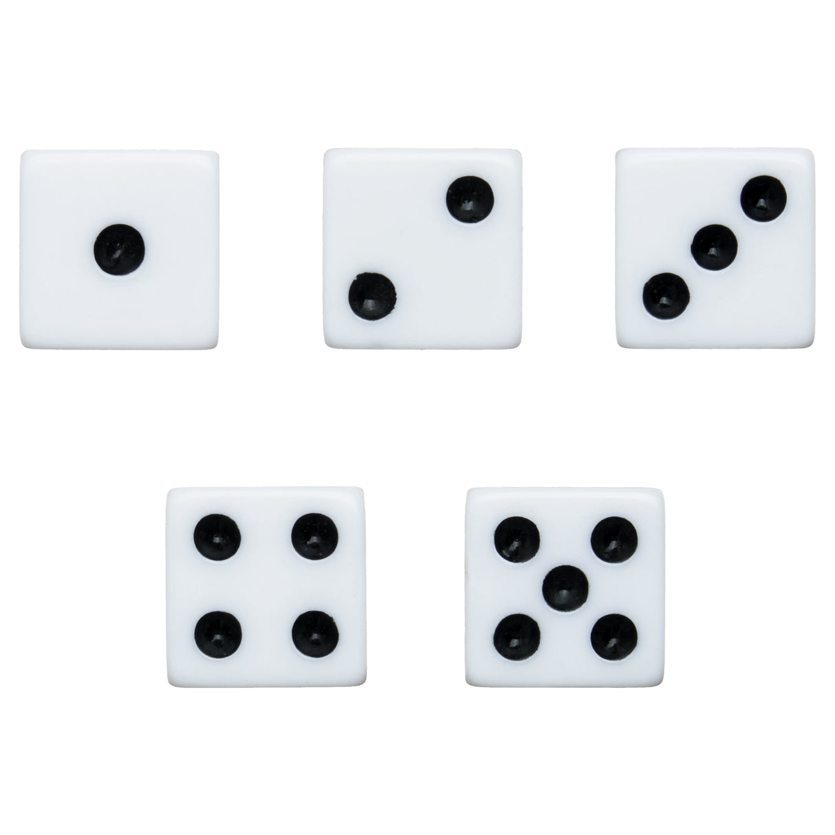 Playing Dice, Set of 5