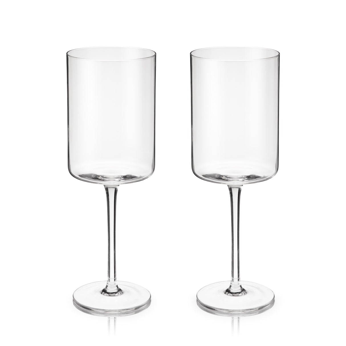 Laurel Crystal Red Wine Glasses, Set of 2