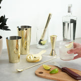 Belmont 7-Piece Barware Set in Gold