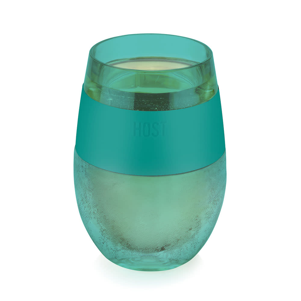 Wine FREEZE Cooling Cup in Tinted Green