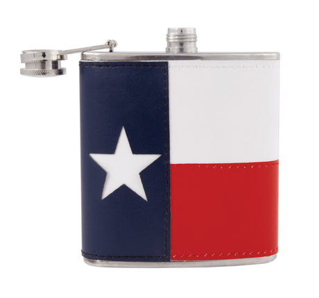 Texas Flag 6 oz Stainless Steel Flask