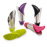 Duo Bottle Stopper and Pourer in Assorted Bright Colors