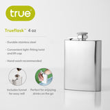 Trueflask 4 oz Stainless Steel Flask