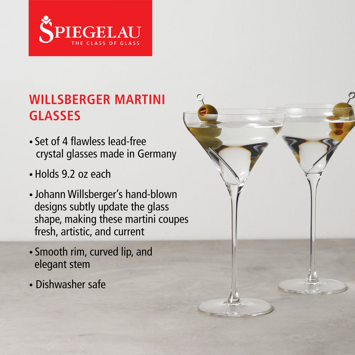 Willsberger Martini Glass, Set of 4