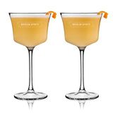 Raye Angled Crystal Sour Glasses, Set of 2