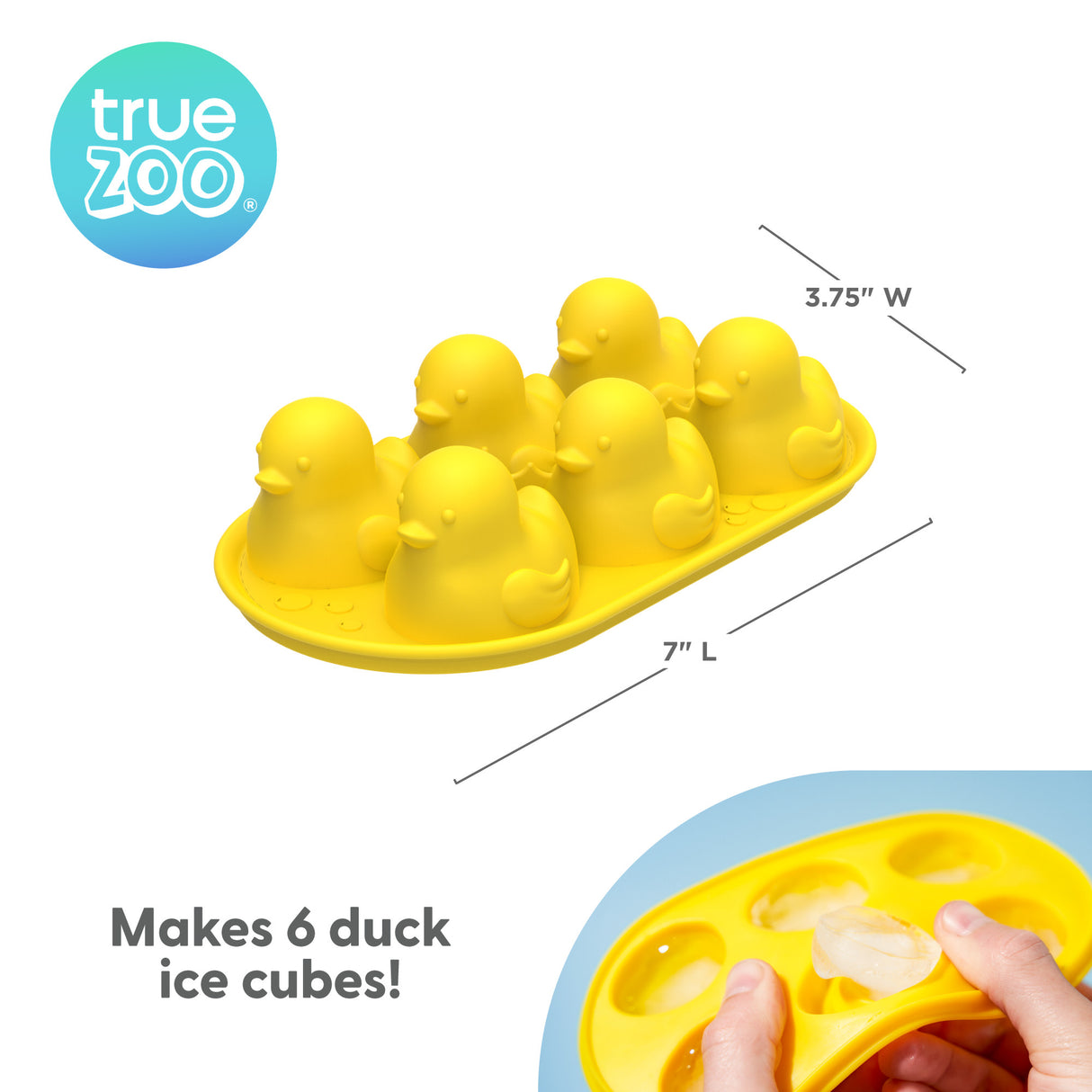 TrueZoo Quack the Ice Silicone Ice Cube Tray