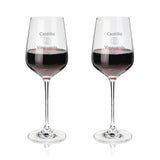 Reserve Inez Crystal Bordeaux Glasses, Set of 4