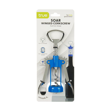 Soar Winged Corkscrew in Blue