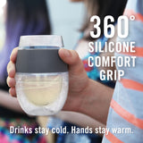 Wine FREEZE Cooling Cup in Coral