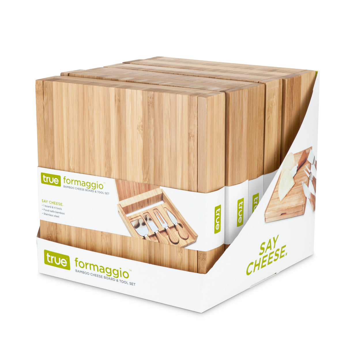 Formaggio Bamboo Cheese Board & Tool Set