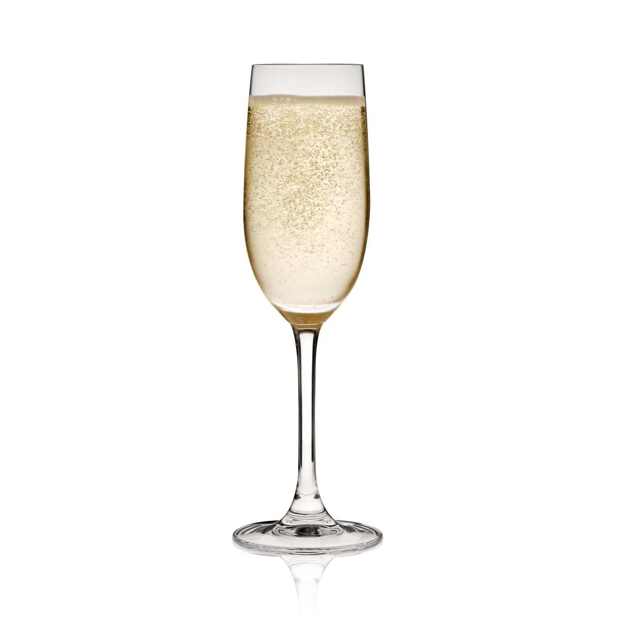 Bubbly Stemmed Champagne Flutes, Set of 6