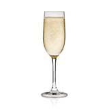 Bubbly Stemmed Champagne Flutes, Set of 6