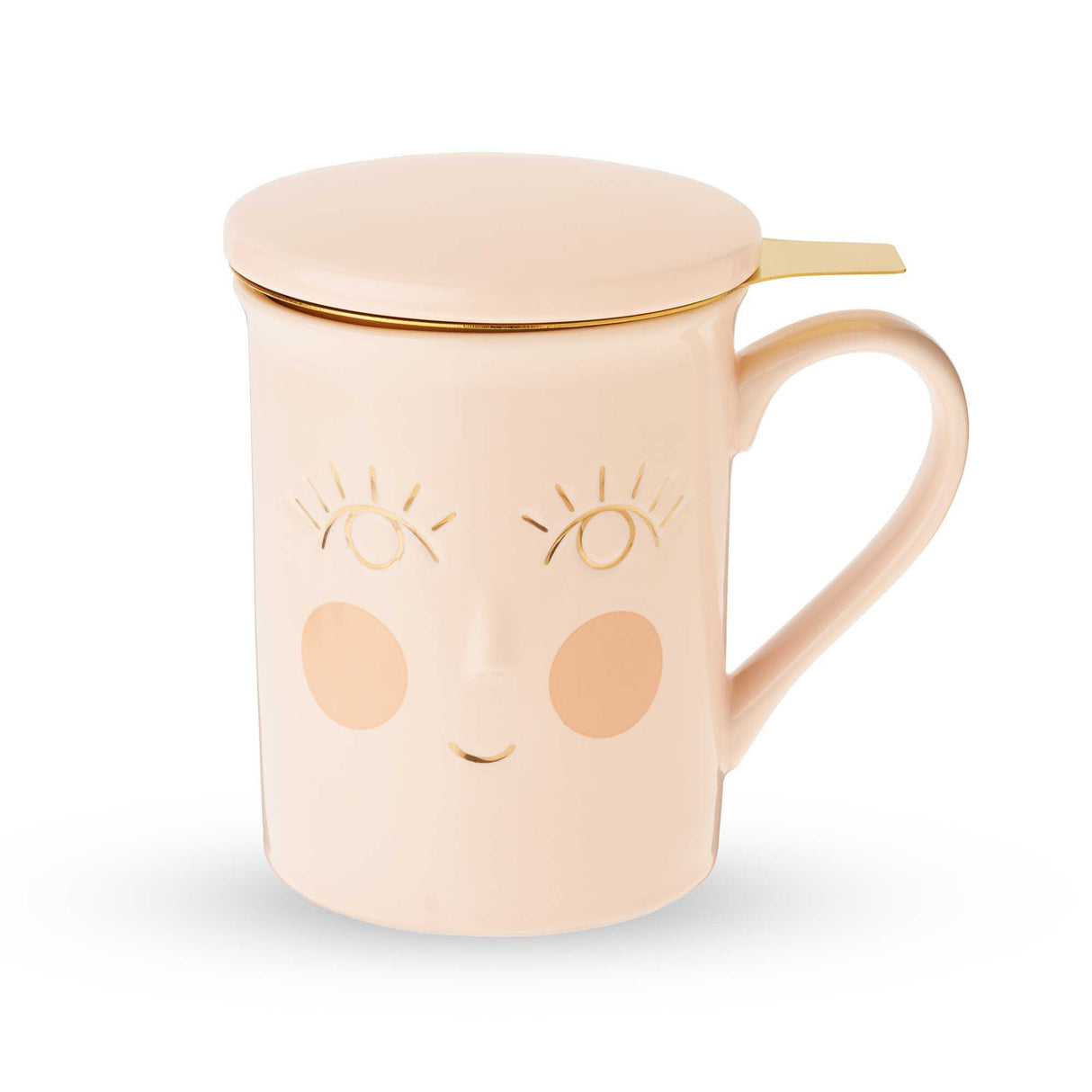 Annette Hello Beautiful Ceramic Tea Infuser Mug