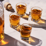 Square 1.5 oz Shot Glasses, Set of 4