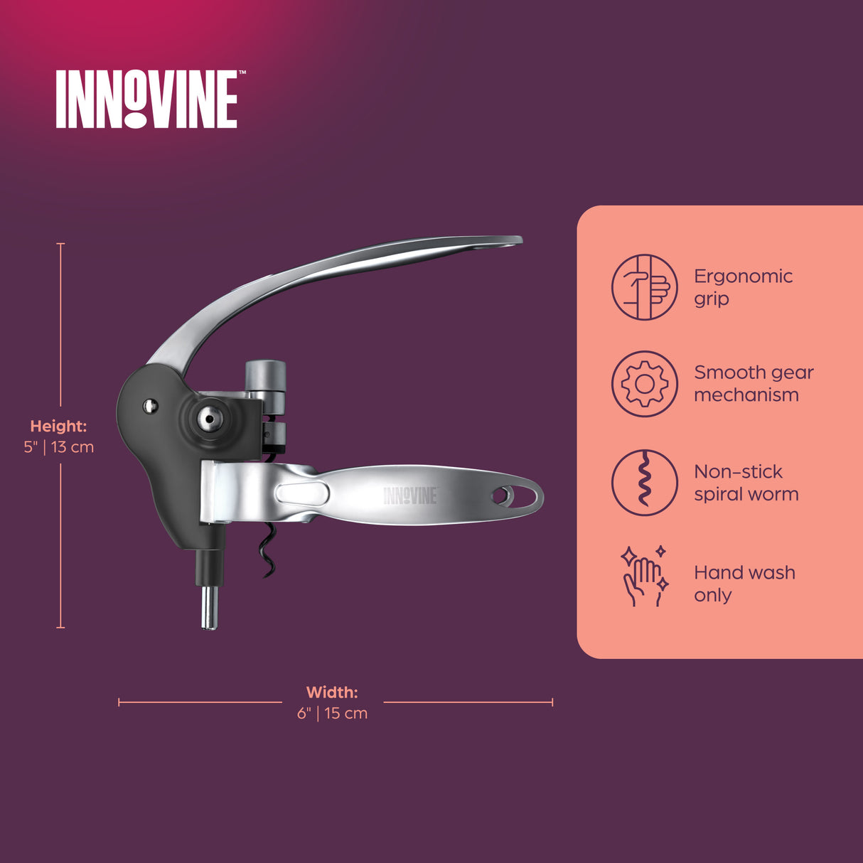 Horizontal Lever Corkscrew