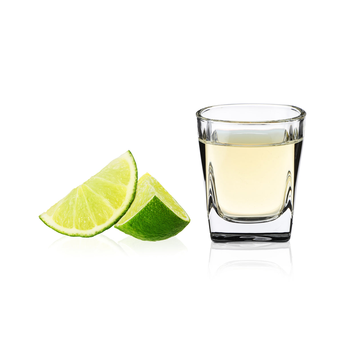 Square 1.5 oz Shot Glasses, Set of 4