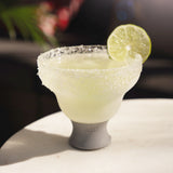 Glass FREEZE Margarita Cooling Cup in Gray, Set of 2