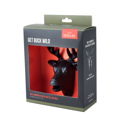 Wall Mounted Deer Bottle Opener