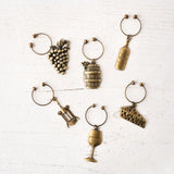 Vineyard Wine Charms, Set of 6