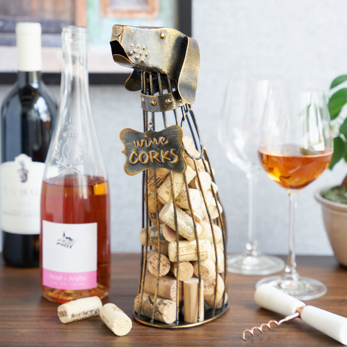 Ruff Dog Cork Holder Display